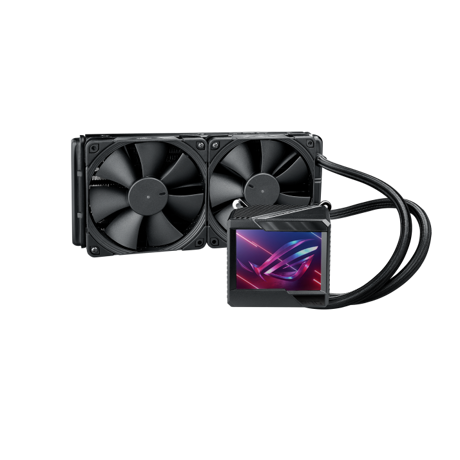 Cooler procesor ASUS ROG RYUJIN 240, racire cu lichid, Aura Sync, RGB, OLED LiveDash
