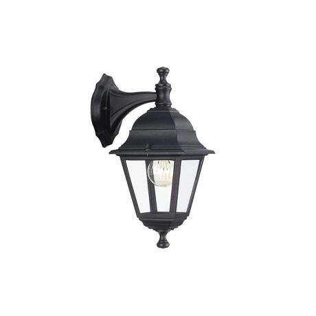 Aplica tip felinar pentru exterior Philips Lima, 1xE27, max 60W, IP44, 205x150x355mm, Negru