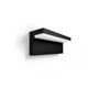 Aplica LED RGB pentru exterior Philips Hue Nyro, 13.5W (42W), 1000 lm, lumina alba si color (2000-6500K), IP44,88x254x101mm, Negru