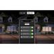 Stalp LED pentru exterior Philips Hue Lucca, 1xE27, 9W (60W), 806 lm, lumina calda (2700K), IP44, 400x142mm, Antracit