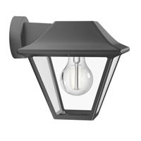 Aplica tip felinar pentru exterior Philips Alpenglow, 1xE27, max 60W, IP44, 200x174x179mm, Antracit