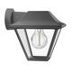 Aplica tip felinar pentru exterior Philips Alpenglow, 1xE27, max 60W, IP44, 200x174x179mm, Antracit