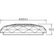 Plafoniera LED Philips Toba CL505, 23W, 2800 lm, lumina alba (2700-6500K), IP20, 36.8cm, Alb, Diamant, Telecomanda inclusa