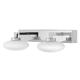 Aplica LED inteligenta pentru baie Ledvance SMART+ Wifi Orbis Elypse 340, 12W, 1000 lm, lumina alba (3000-6500K), IP44, 340x166x880mm, metal, Argintiu