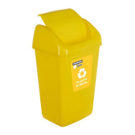 Recycle eco swing bin Vanora 18l, bluesize: 28 x 22.5 x 45 cm material: plastic