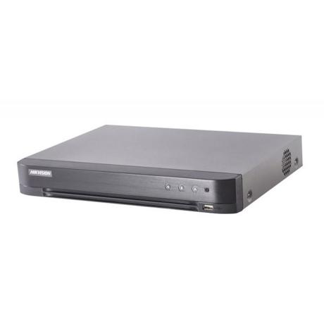 DVR Hikvision DS-7204HTHI-K1(S), Turbo HD, 4 canale, 8Mp, Inregistrare canale audio si video over coaxial