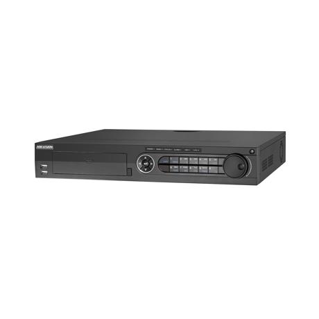 DVR Hikvision Turbo HD, DS-7316HQHI-K4; 4MP; H265+;H265;H264+;H264, 16- ch video and 4-ch audio input, Up to 18-ch IP up to 4MP reolution input, CH01-04: 3MP @ 15fps, 4MP Lite @15fps/; CH05-16:4MP Lite@ 15fps/ch; 1920x1080P @15 fps/ch, 4* SATA interface, Connectable to Turbo HD/HDCVI/AHD/CVBS signal