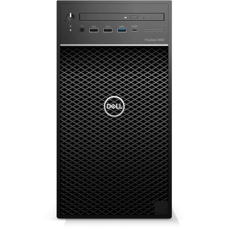 Desktop Dell Workstation Precision 3650, Procesor Intel® Core™ i9-11900K 3.5GHz Rocket Lake, 16GB RAM, 512GB SSD + 2TB HDD, Quadro RTX4000 8GB, no OS