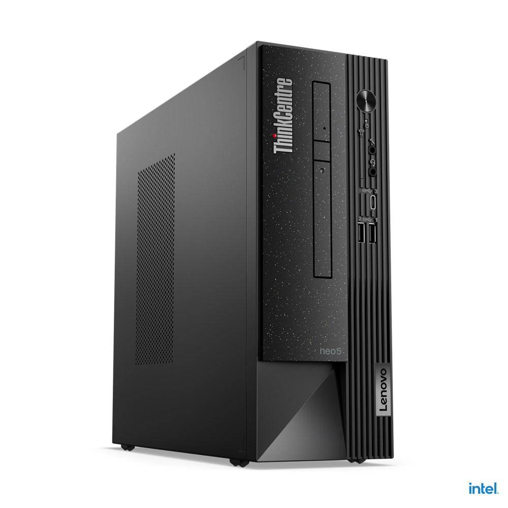 Desktop Lenovo ThinkCentre neo 50s, SFF, Intel Core i9-12900, 16C (8P + 8E) / 24T, P-core 2.4 / 5.0GHz, E-core 1.8 / 3.8GHz, 30MB, Integrated Intel UHD Graphics 770, 2x 8GB UDIMM DDR4-3200, Two DDR4 UDIMM slots, dual-channel capable, Up to 64GB DDR4-3200, 512GB SSD M.2 2280 PCIe 4.0x4 NVMe Opal 2.0