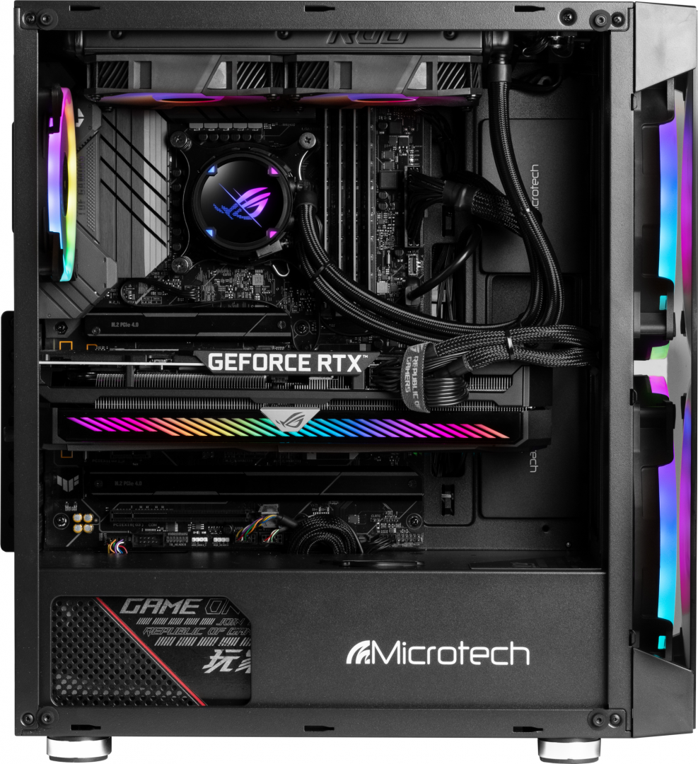 ThermaltakeTR2 S 700W - Microtech LudiX - MSI Pro B660M-A WiFi DDR4 - Intel Core i5-12400f box - Inno3D RTX 3050 Twin X2 OC - RAM 16 GB DDR4 (1 x 16GB) - Microtech 512 GB NVMe 2280 - Microsoft Windows 11 + 1 mese Microsoft Xbox GamePass Ultimate