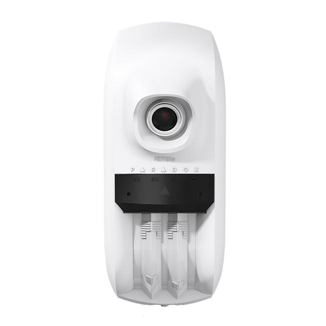 Detector de exterior Paradox HD88, IP65 solutie unica integratoare pentru supraveghere video HD si audio HI-DEF,  acces si automatizare Paradox, compatibil: SP5500, SP6000, SP7000,seria EVO, MG5075, inregistrare HD la 720p (H.264), max 16 camere per locatie cu conexiune SWAN pentru conectivitate