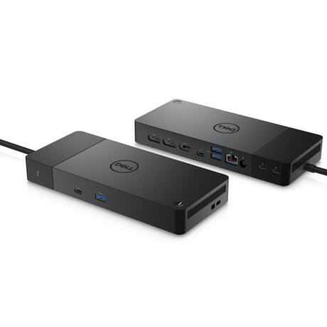 Dell Thunderbolt Dock WD22TB4, Connectivity: USB-C 3.2 Gen 2, USB-A 3.2 Gen 1 with PowerShare, 2 x DisplayPort 1.4, HDMI 2.0, USB-C Multifunction DisplayPort, 2 x USB-A 3.2 Gen 1 port, Gigabit Ethernet RJ45, Power In, 2 x Thunderbolt™ 4, Dimensions: 205 mm x 90 mm x 29 mm, Weight: 650 g, External
