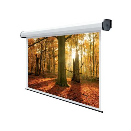 Ecran de proiectie Sopar Pearl, electric, perete, 350cm x 350cm, format 1:1, alb