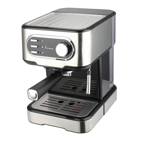 Espressor Fram FEM-850BKSS, 850W, Filtru inox, Rezervor apa detasabil: 1.5L, Protectie supraincalzire