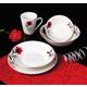 BOL PORTELAN 20 CM, RED FLOWERS 950 ML,VANORA HOME