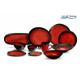 SET 4X FARFURIE OVALA CERAMICA 28 CM, VULCANO, ART OF DINING BY HEINNER