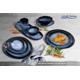 SET 4  BOLURI OVALE CERAMICA 16 CM , SERENITY, ART OF DINING BY HEINNER
