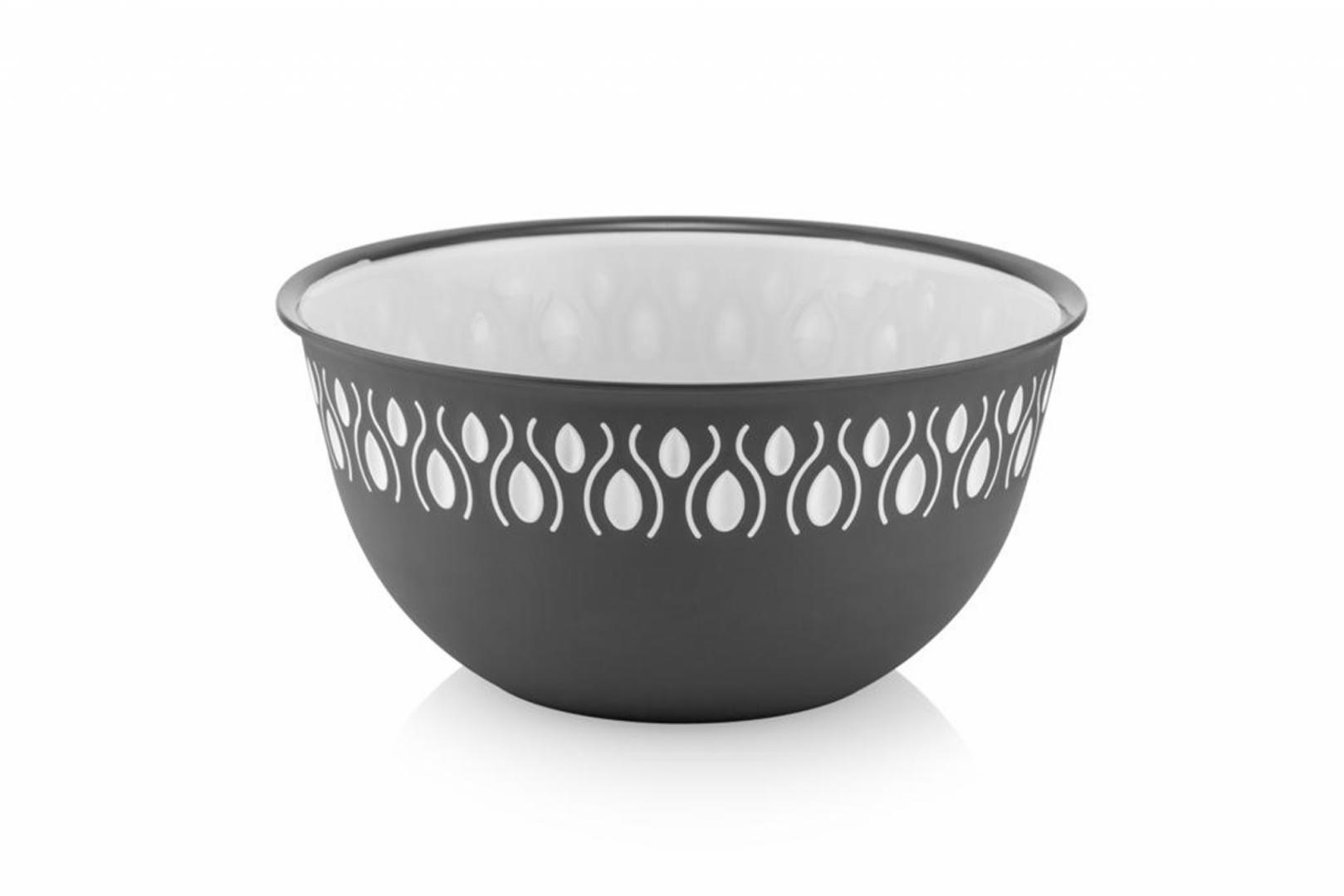 BOL PLASTIC 24 X 11.5 CM, 3 L, GRI, ART OF DINING BY HEINNER