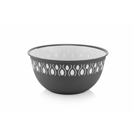 BOL PLASTIC 24 X 11.5 CM, 3 L, GRI, ART OF DINING BY HEINNER