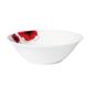 BOL PORTELAN 20 CM, RED FLOWERS 950 ML,VANORA HOME