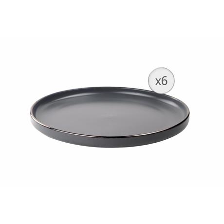 SET 6 FARFURII INTINSE, CERAMICA 27 CM, CALYPSO, ART OF DINING BY HEINNER