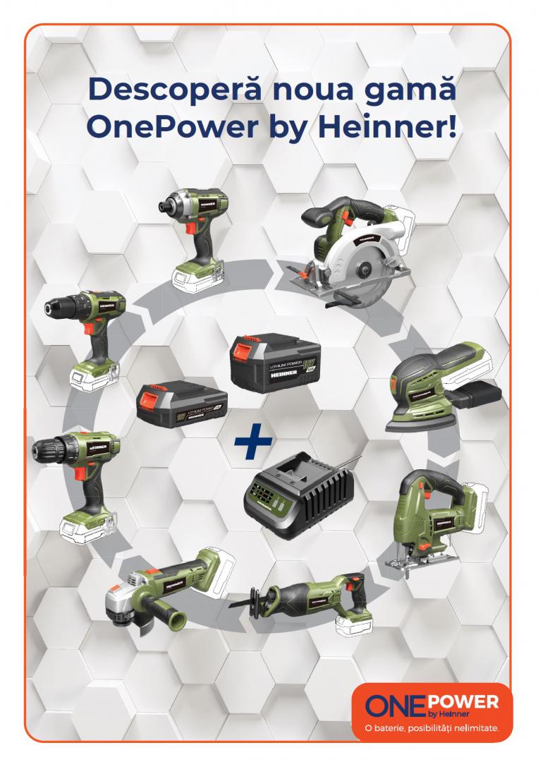 ONE POWER by HEINNER FIERASTRAU VERTICAL PENDULAR 18V 2700RPM (FARA BATERIE SI INCARCATOR)