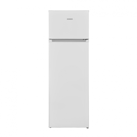 Frigider cu doua usi Heinner HF-V242E++, Less Frost, 242 L, Clasa energetica E, Iluminare LED, Clasa E, H 161 cm, Alb