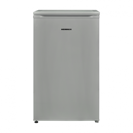 Frigider cu 1 usa Heinner HF-V89SF+, Static, 89 L, Control mecanic cu termostat ajustabil, Compartiment fructe/legume, H 82.1 cm, Argintiu