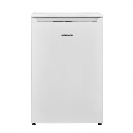 Frigider cu 1 usa (racitor) Heinner HF-V135E++, Static, 135 L, Control mecanic cu termostat ajustabil, Lumina LED, Dezghetare automata, Clasa E, H 84 cm, Alb
