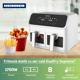 Friteusa dubla cu aer cald Heinner DualFry Supreme HAF-H8DB17WH