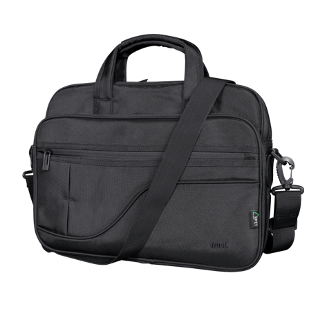 Geanta Trust Sydney Carry Bag for 17.3" laptops  General Laptop Compartment Size (inch) 17.3 " Type of bag carry bag Number of compartments 3 Max. laptop size 17.3 " Max. weight 2.9 kg Height of main product (in mm) 420 mm Width of main product (in mm) 320 mm Depth of main product (in mm) 75 mm