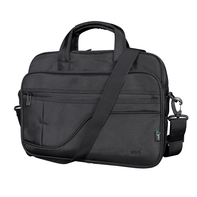 Geanta Trust Sydney Carry Bag for 17.3" laptops  General Laptop Compartment Size (inch) 17.3 " Type of bag carry bag Number of compartments 3 Max. laptop size 17.3 " Max. weight 2.9 kg Height of main product (in mm) 420 mm Width of main product (in mm) 320 mm Depth of main product (in mm) 75 mm