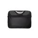 GEANTA LAPTOP SPACER SPSB-AXEL-BK 15.6", 1x compartiment buzunar frontal, manere aluminiu, waterproof, nylon, negru
