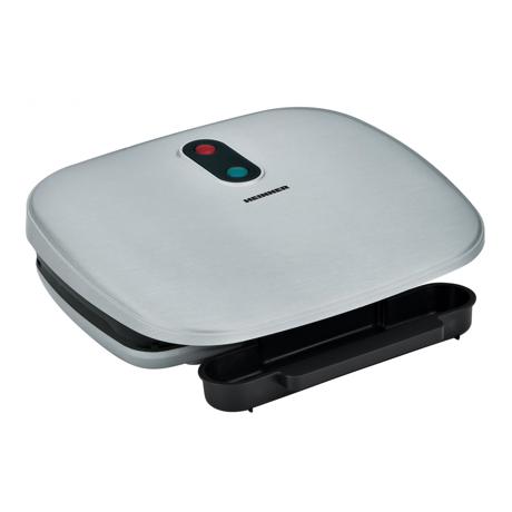 Gratar electric Heinner AriaGrill HEG-F1000SL, placi turnate fixe, invelis antiaderent