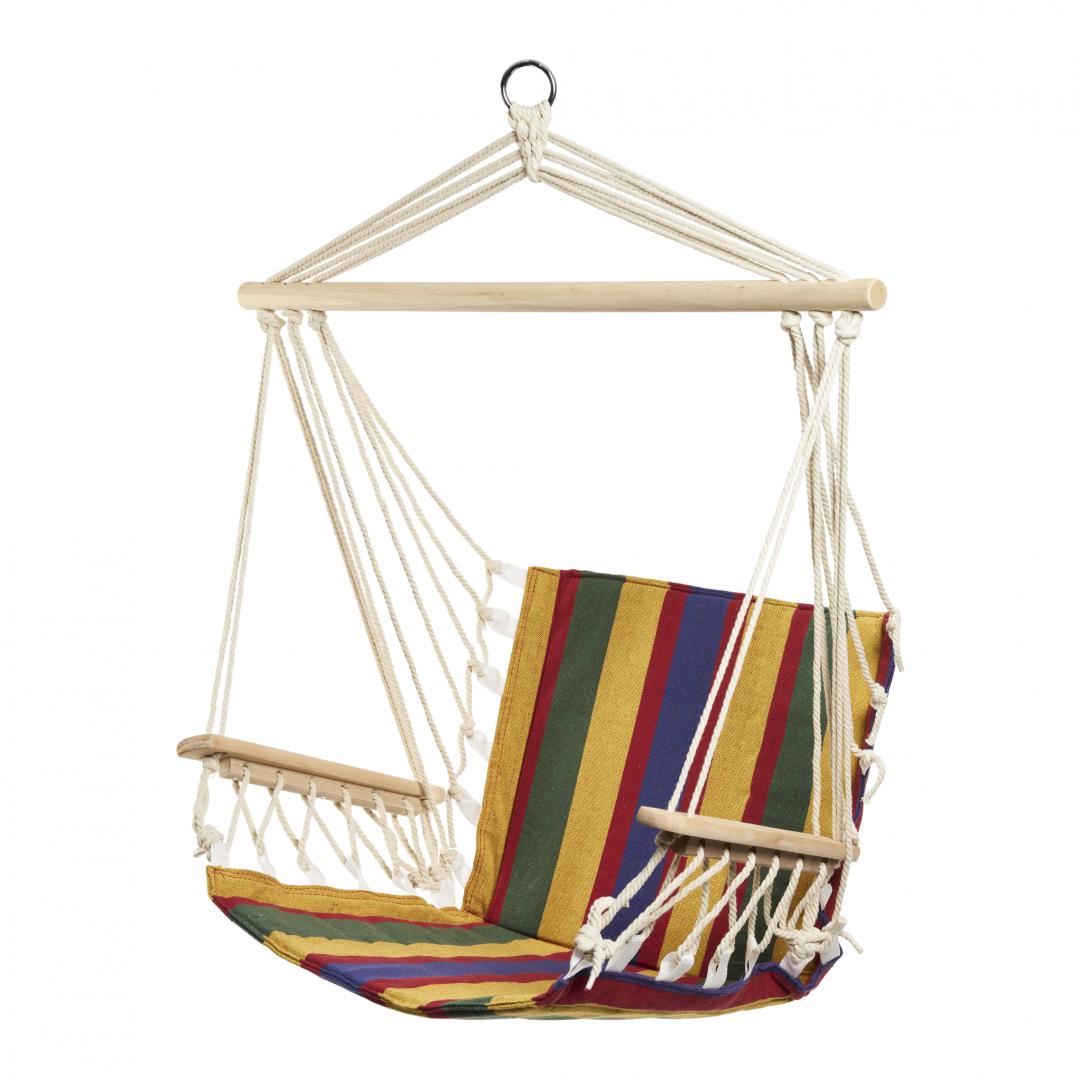 Hamac Heinner Purple&Yellow Stripes 86x52
