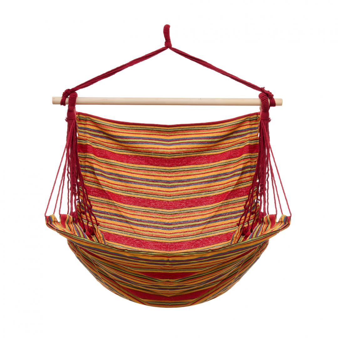 Hamac Suspendat Heinner RED&BROWN 120X150 cm