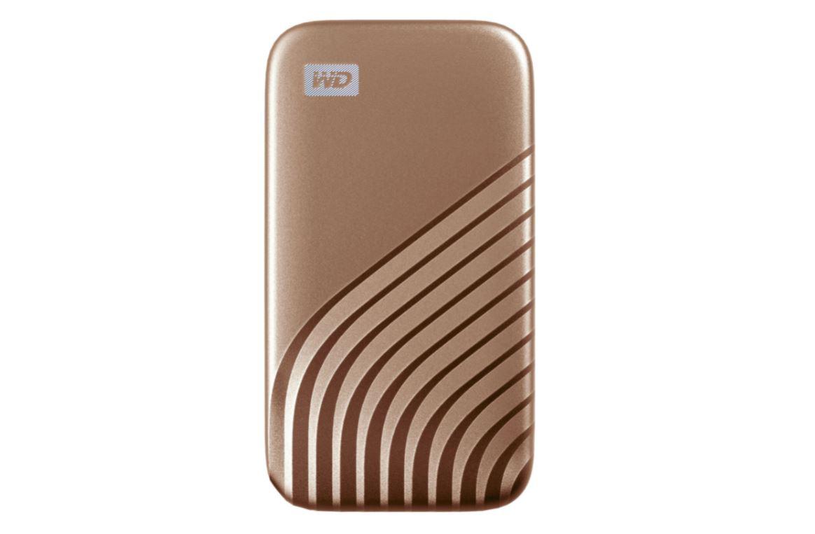SSD extern WD My Passport, 2TB, 2.5", Gold, USB 3.2