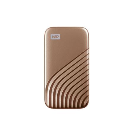 SSD extern WD My Passport, 2TB, 2.5", Gold, USB 3.2
