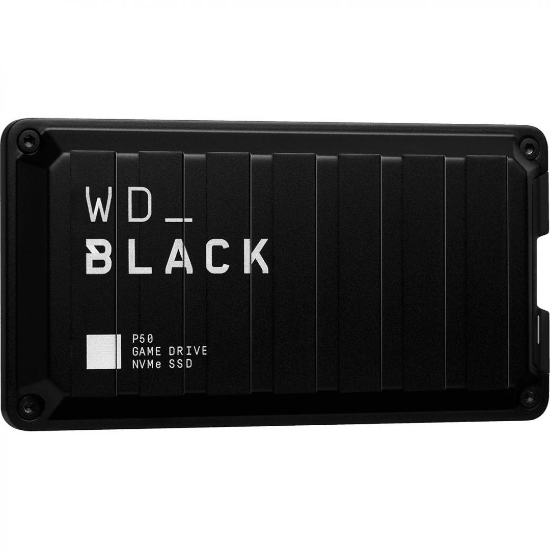 SSD extern WD BLACK P50 GAME DRIVE, 1TB, negru, USB 3.2