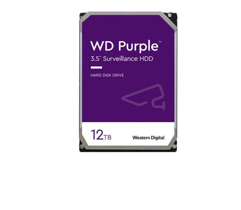 HDD intern WD, 3.5", 12TB, PURPLE, SATA3, IntelliPower (5400rpm), 256MB, Surveillance HDD