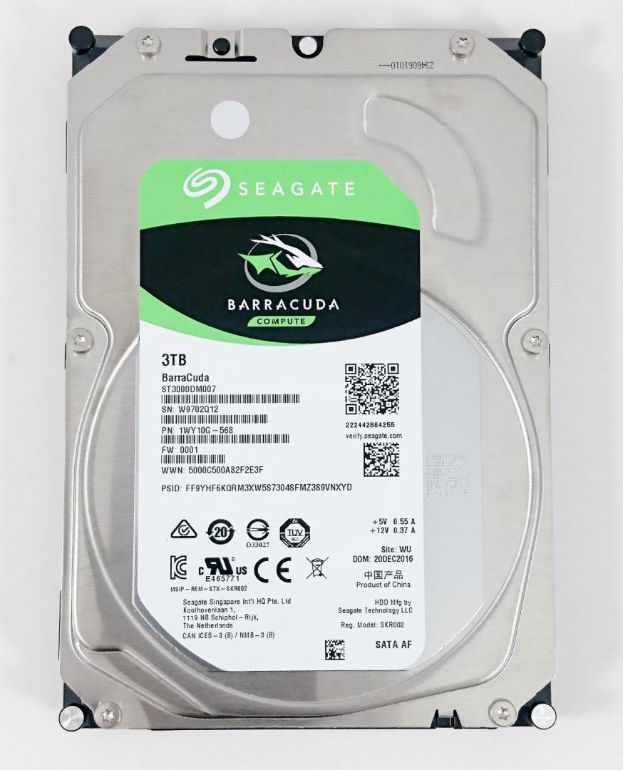 HDD Seagate Barracuda, 3TB, 5400RPM, SATA III