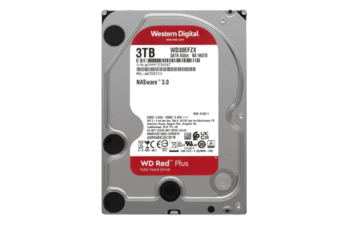 HDD WD Red, 3TB, 5400RPM, SATA III