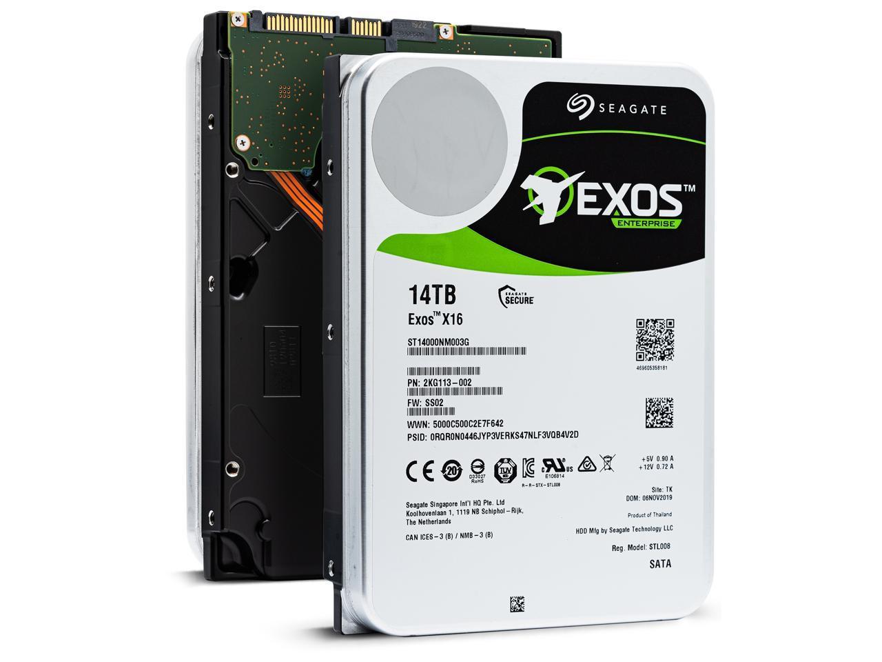 HDD intern Seagate, Exos X, 3.5", 14TB, SAS, 7200 RPM, 256MB