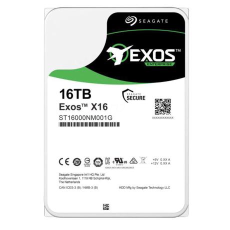 HDD Seagate Exos Enterprise, 3.5, 16TB, SATA, 7200rpm, 256MB Cache, Max transfer rate: 215mb/s