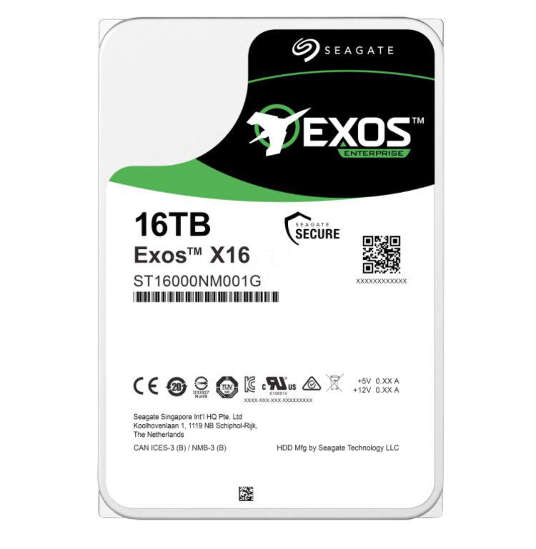 HDD Seagate Exos Enterprise, 3.5, 16TB, SATA, 7200rpm, 256MB Cache, Max transfer rate: 215mb/s