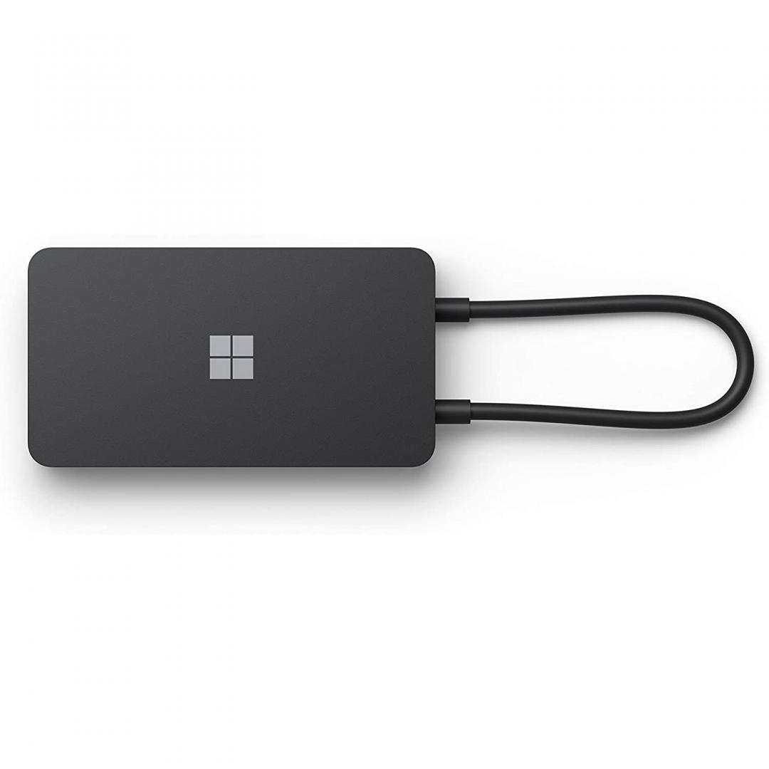 Microsoft USB-C Travel Hub, docking station(black, HDMI, RJ-45, USB, VGA)