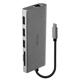 Mini Dock Laptop Lindy USB 3.1 Type C - HDMI, VGA, USB 3.1, grey