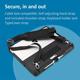 Kensington Surface Pro 8 Rugged Case - Blackbelt Rugged Case with Shoulder Strap - Black (K97580WW)