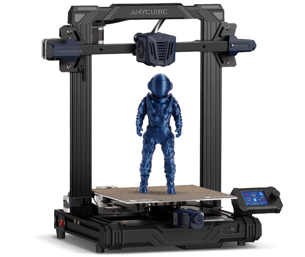Imprimanta 3D Anycubic KOBRA GO, Precizie +/-0.0125mm, Diametru filament: 1.75mm, tip filament compatibil: PLA / ABS / PETG & TPU, temperatura Maxima duza:260 C, duza: :0.4mm, Format: STL, .OBJ, DAE, AMF, Printing Size 220*220*250mm, viteza printare: >100mm/s (recomandat 60mm/s), dimensiuni