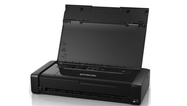 Imprimanta inkjet color portabila Epson WF-100W, A4, USB2.0, Wireless, include acumulator reincarcabil